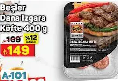 BEŞLER DANA IZGARA KÖFTE 400 G